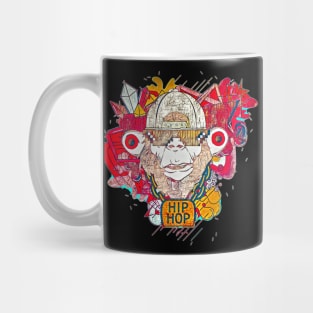 Hip Hop music monkey Mug